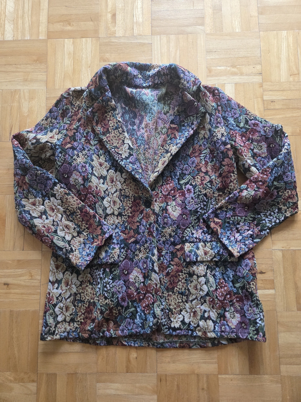 Floral Multicolor Women's Jacket